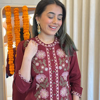 Premium Red Pant Set for Women – A Perfect Outfit for Festive & Daily Wear