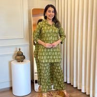 Latest Green Cord Set for Women β A Fashionable & Comfortable Choice