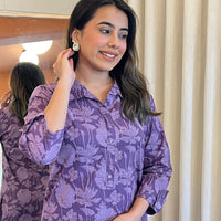Stylish Purple Cord Set for Women β Lightweight, Soft & Effortlessly Trendy