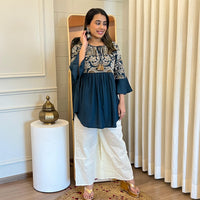 Exclusive Blue Short Top for Women β A Statement Piece for Every Occasion