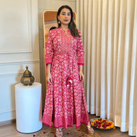 Pink Anarkali Dress for Women – A Perfect Blend of Tradition & Modern Fashion