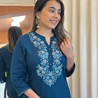 Latest Blue Short Top for Women – Chic & Modern Designs for a Fashion-Forward Look