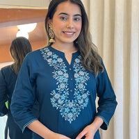 Latest Blue Short Top for Women – Chic & Modern Designs for a Fashion-Forward Look