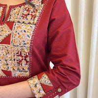 Stylish Red Short Top for Women – Perfect for Pairing with Jeans, Skirts & Trousers