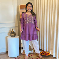 Latest Purple Short Top for Women – Perfectly Designed for a Chic & Modern Look