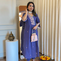 Latest Blue Pant Set for Women – Chic & Trendy Outfit for Work, Casual & Party Wear