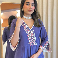Latest Blue Pant Set for Women – Chic & Trendy Outfit for Work, Casual & Party Wear