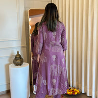 Latest Purple Pant Set for Women – Chic & Elegant Formal and Casual Wear Online