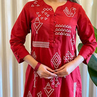 Trendy Red Dupatta Set for Women – Embroidered & Printed Suit Styles Online