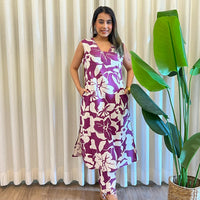 Latest Purple Cord Set for Women – Perfect Lounge, Travel & Streetwear