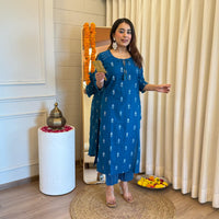 Latest Blue Pant Set for Women – A Versatile Choice for Work & Leisure