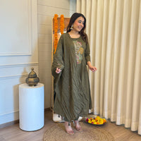 Elegant Brown Dupatta Set for Women – A Perfect Blend of Tradition and Modern Style