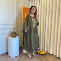 Elegant Brown Dupatta Set for Women – A Perfect Blend of Tradition and Modern Style