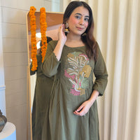 Elegant Brown Dupatta Set for Women – A Perfect Blend of Tradition and Modern Style