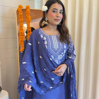 Latest Purple Dupatta Set for Women – A Stylish and Elegant Ethnic Outfit for Every Occasion