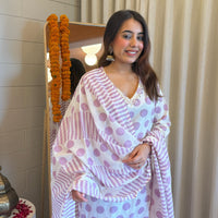 Elegant White Dupatta Set for Women – A Timeless Ethnic Outfit for Every Occasion