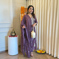 Traditional Purple Dupatta Set for Women – A Blend of Comfort and Style for Every Occasion