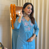 Latest Blue Pant Set for Women – A Must-Have for a Chic & Modern Look