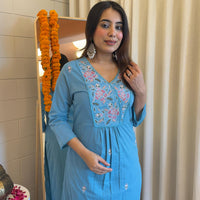 Latest Blue Pant Set for Women – A Must-Have for a Chic & Modern Look