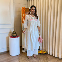 Classic White Pant Set for Women โ A Must-Have for Casual & Formal Wear