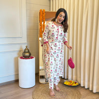 Stylish White Pant Set for Women – A Versatile Outfit for Every Wardrobe
