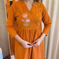 Classic Orange Tone Dupatta Set for Women โ A Must-Have for Your Ethnic Closet