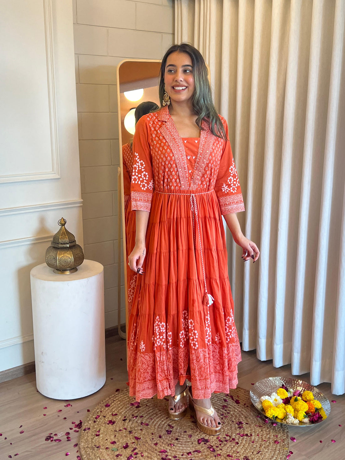 Elegant Red Anarkali Dress for Women – A Timeless Ethnic Outfit for Festive Occasions