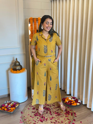Latest Yellow Cord Set for Women – A Chic & Modern Outfit for Effortless Styling