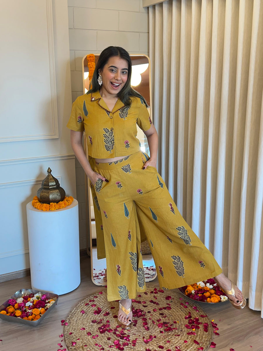 Latest Yellow Cord Set for Women – A Chic & Modern Outfit for Effortless Styling