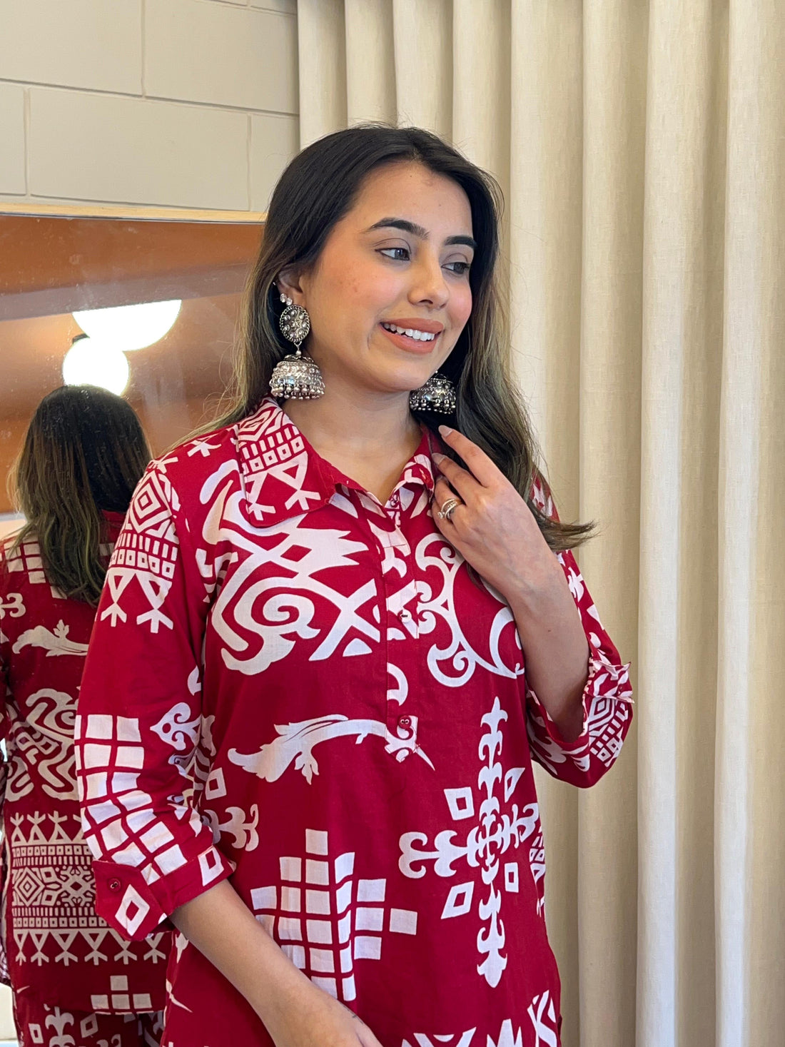 Red Cord Set for Women – A Bold & Elegant Choice for Any Season