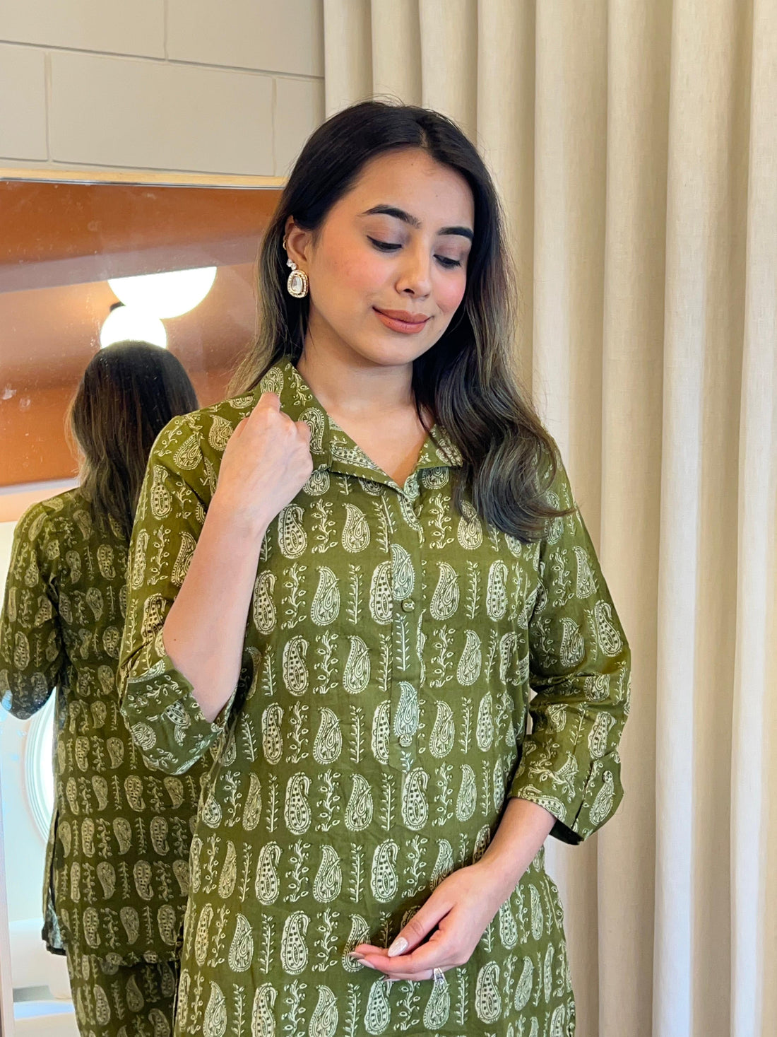 Latest Green Cord Set for Women – A Fashionable & Comfortable Choice