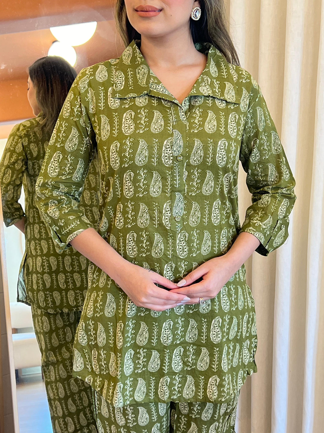 Latest Green Cord Set for Women – A Fashionable & Comfortable Choice