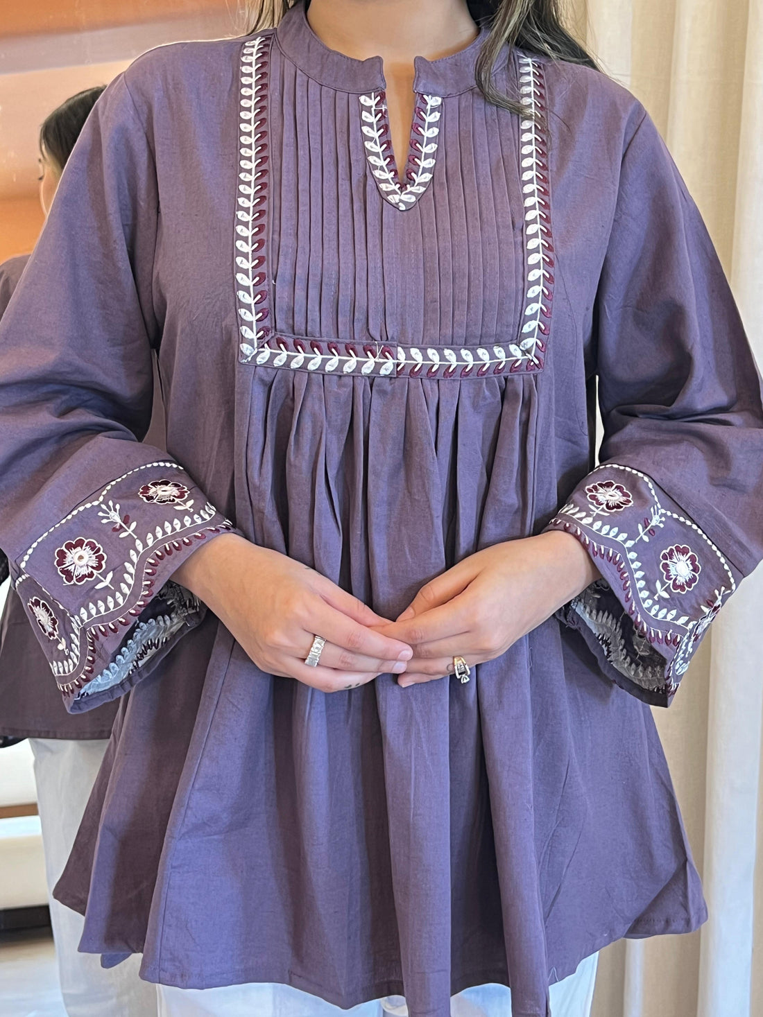 Latest Purple Short Top for Women – Chic & Modern Outfit for Everyday Style