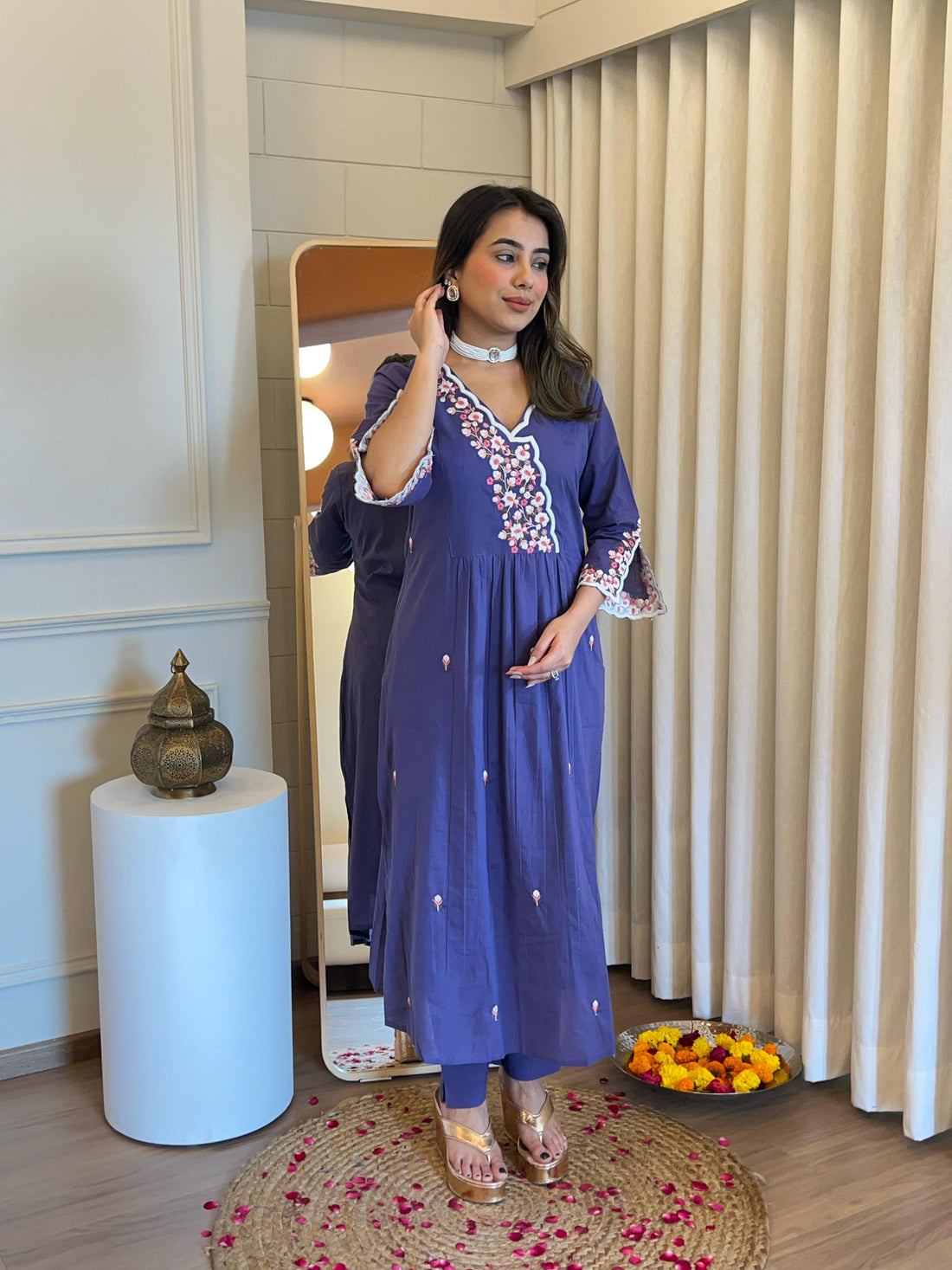 Latest Blue Pant Set for Women – Chic & Trendy Outfit for Work, Casual & Party Wear