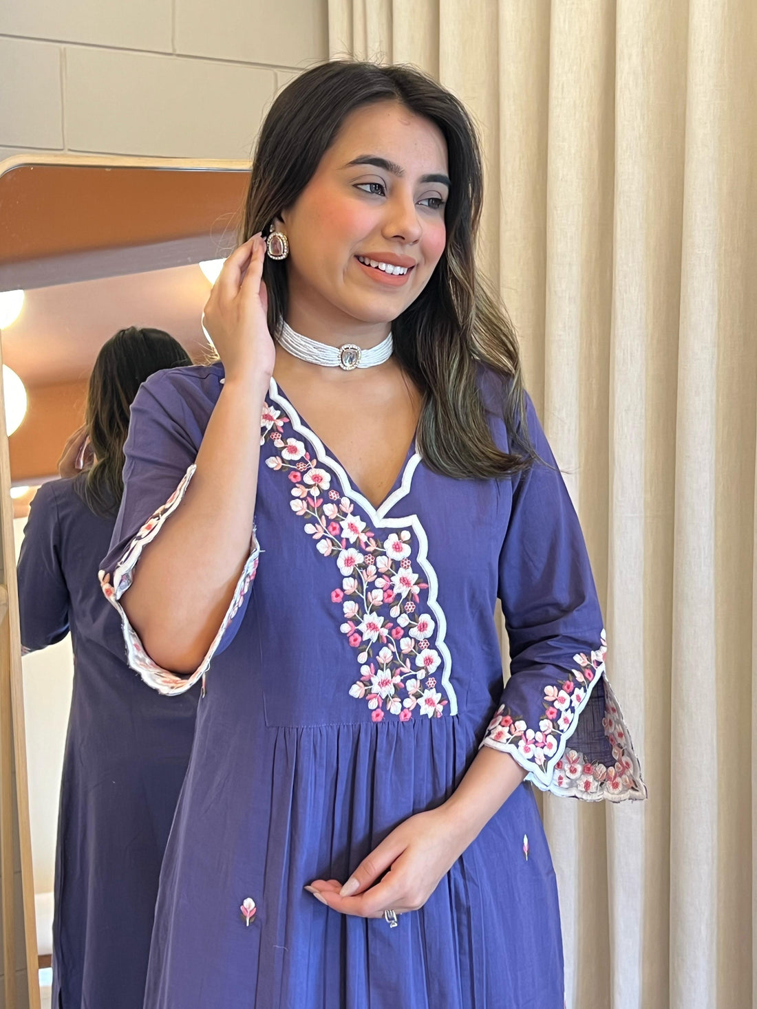 Latest Blue Pant Set for Women – Chic & Trendy Outfit for Work, Casual & Party Wear