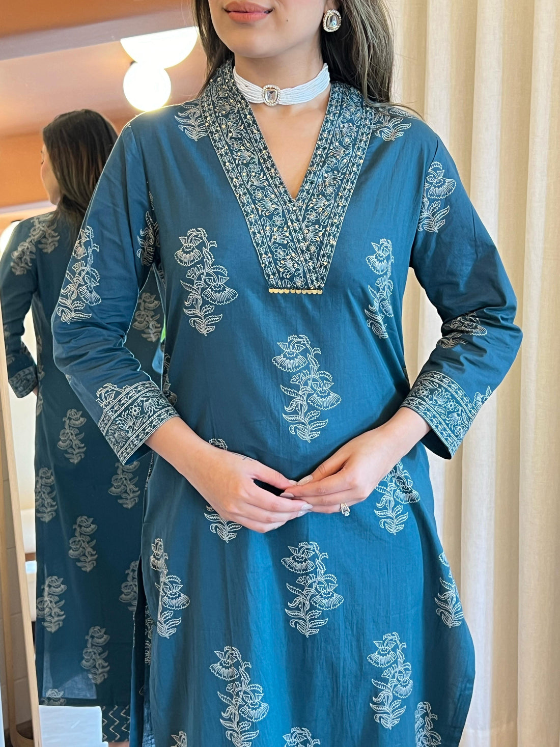 Beautiful Blue Dupatta Set for Women – Cotton, Silk & Georgette Suit Designs for All Occasions