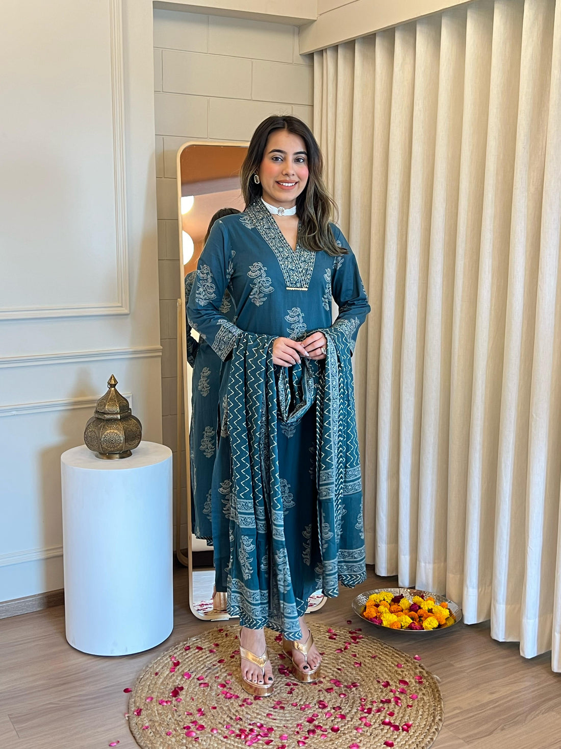 Beautiful Blue Dupatta Set for Women – Cotton, Silk & Georgette Suit Designs for All Occasions