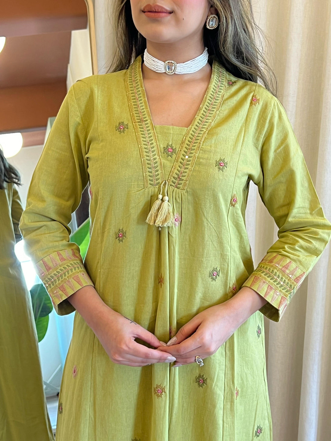 Latest Light Green Dupatta Set for Women – Stylish & Comfortable Traditional Suit for Party Wear