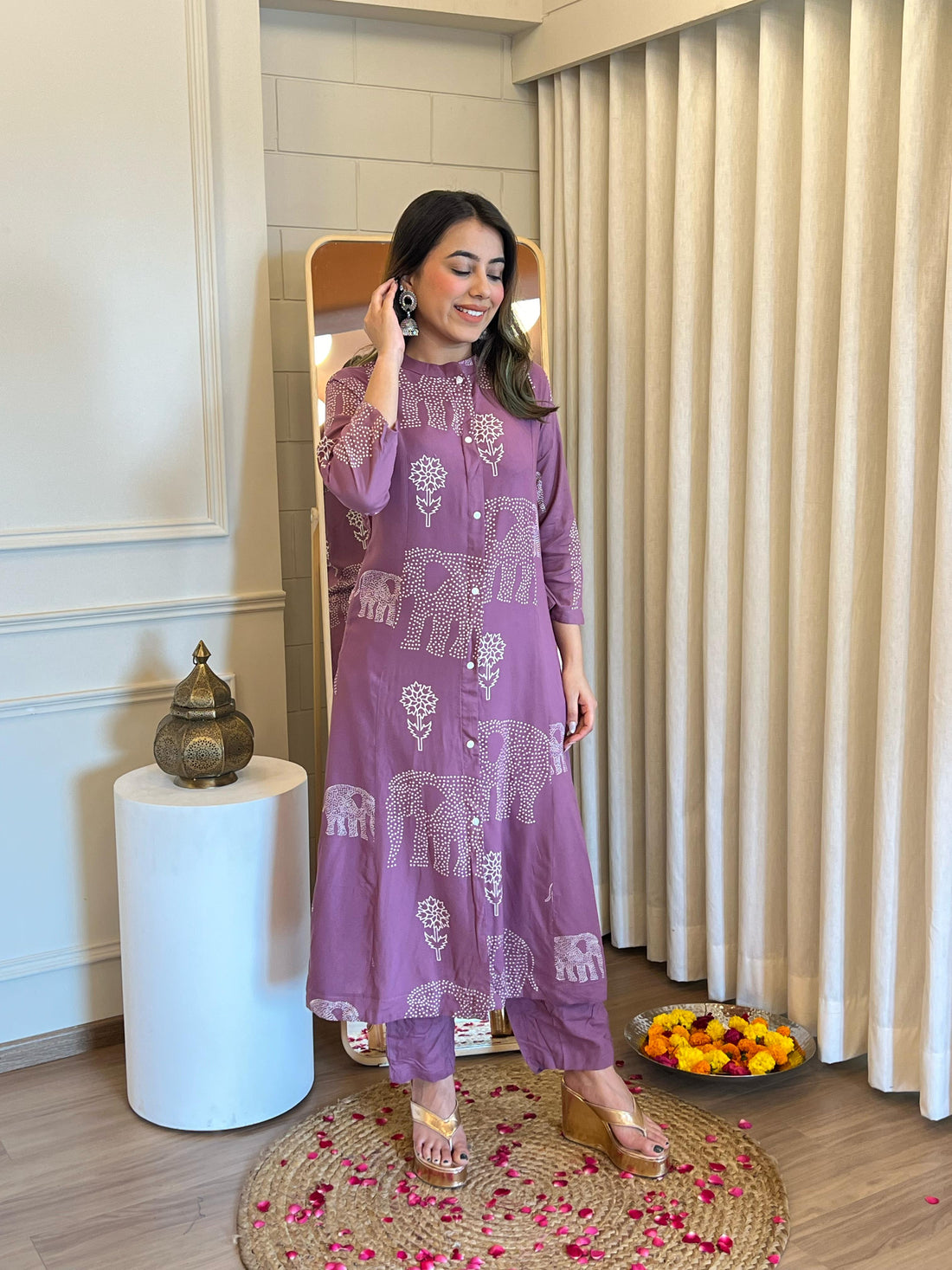 Latest Purple Pant Set for Women – Chic & Elegant Formal and Casual Wear Online
