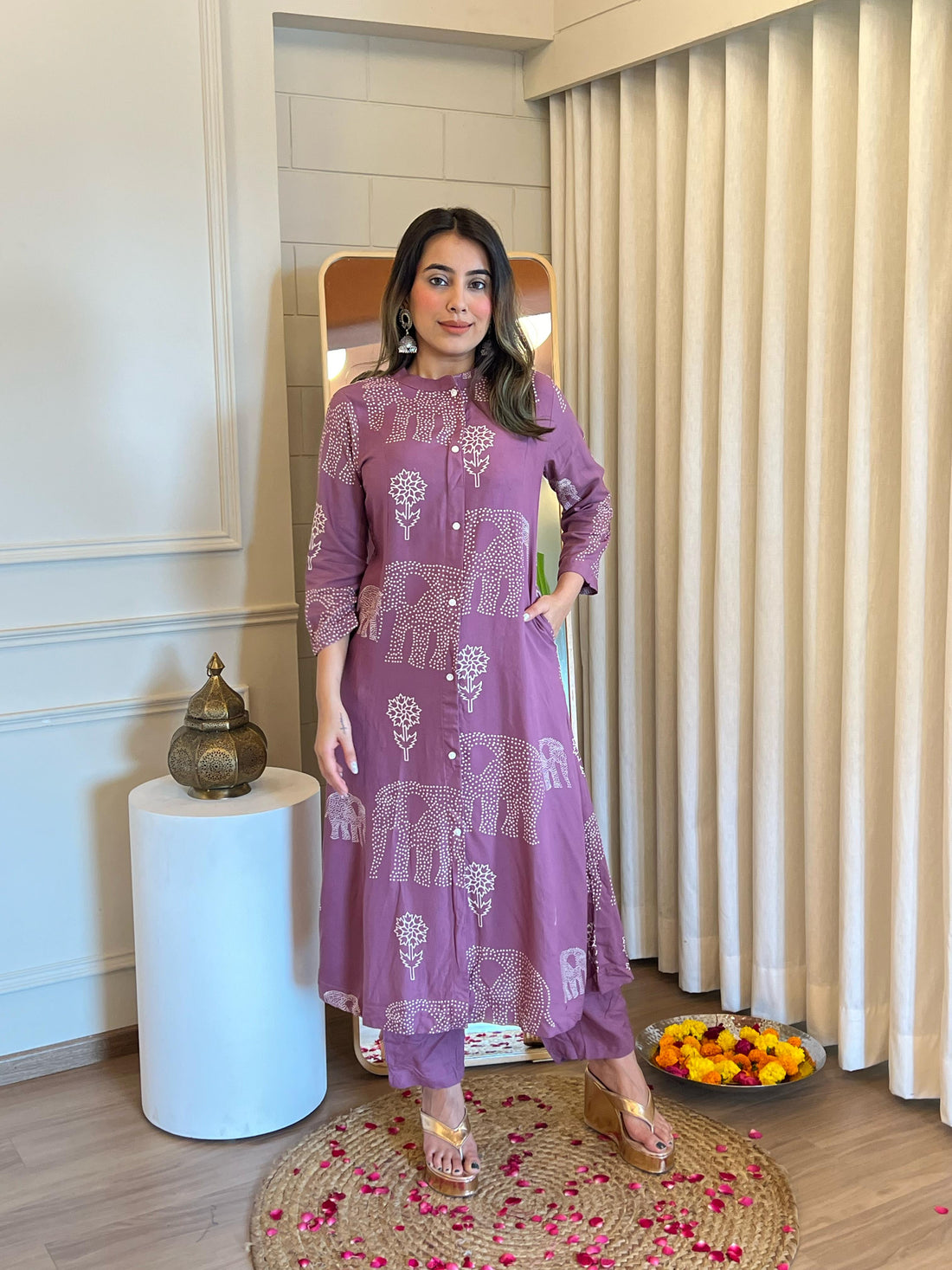Latest Purple Pant Set for Women – Chic & Elegant Formal and Casual Wear Online