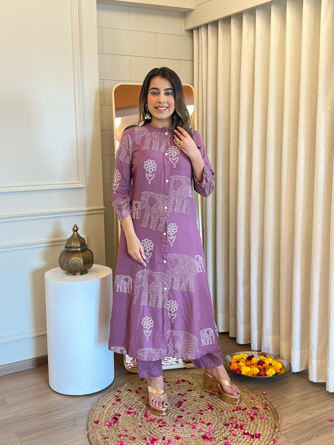 Latest Purple Pant Set for Women – Chic & Elegant Formal and Casual Wear Online