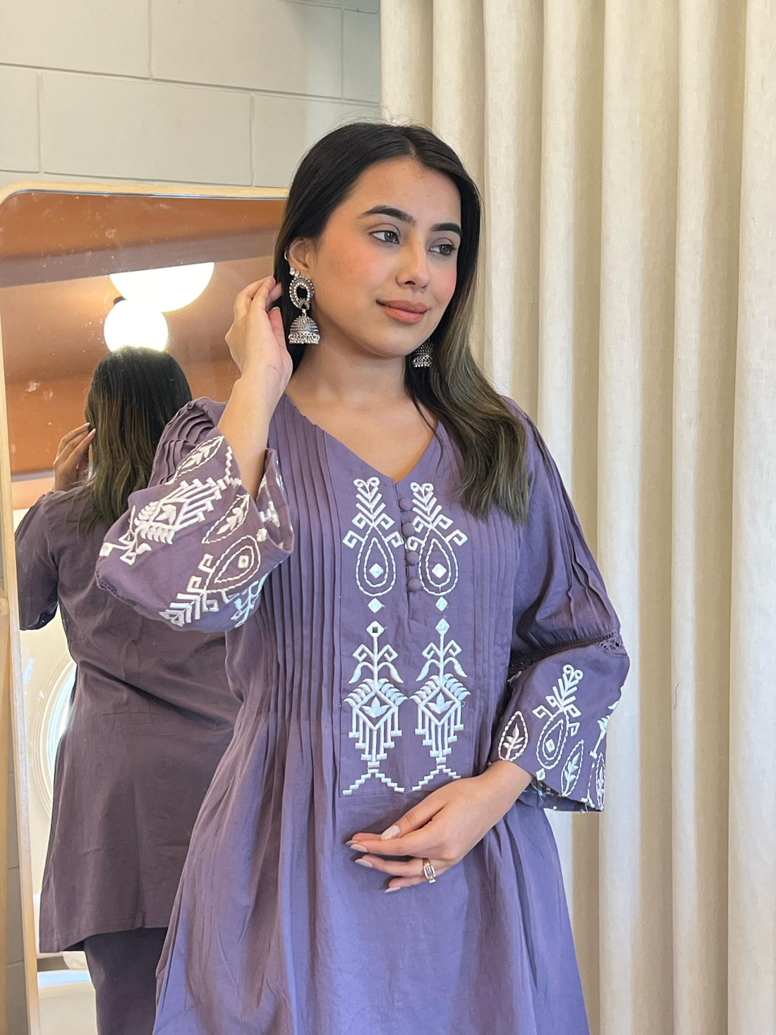 Latest Purple Pant Set for Women – Chic and Elegant Western Wear for Casual & Office Looks