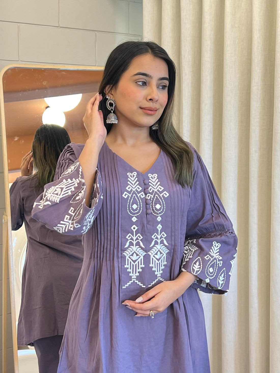 Latest Purple Pant Set for Women – Chic and Elegant Western Wear for Casual & Office Looks
