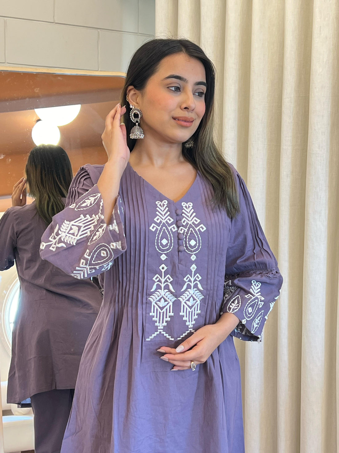 Latest Purple Pant Set for Women – Chic and Elegant Western Wear for Casual & Office Looks