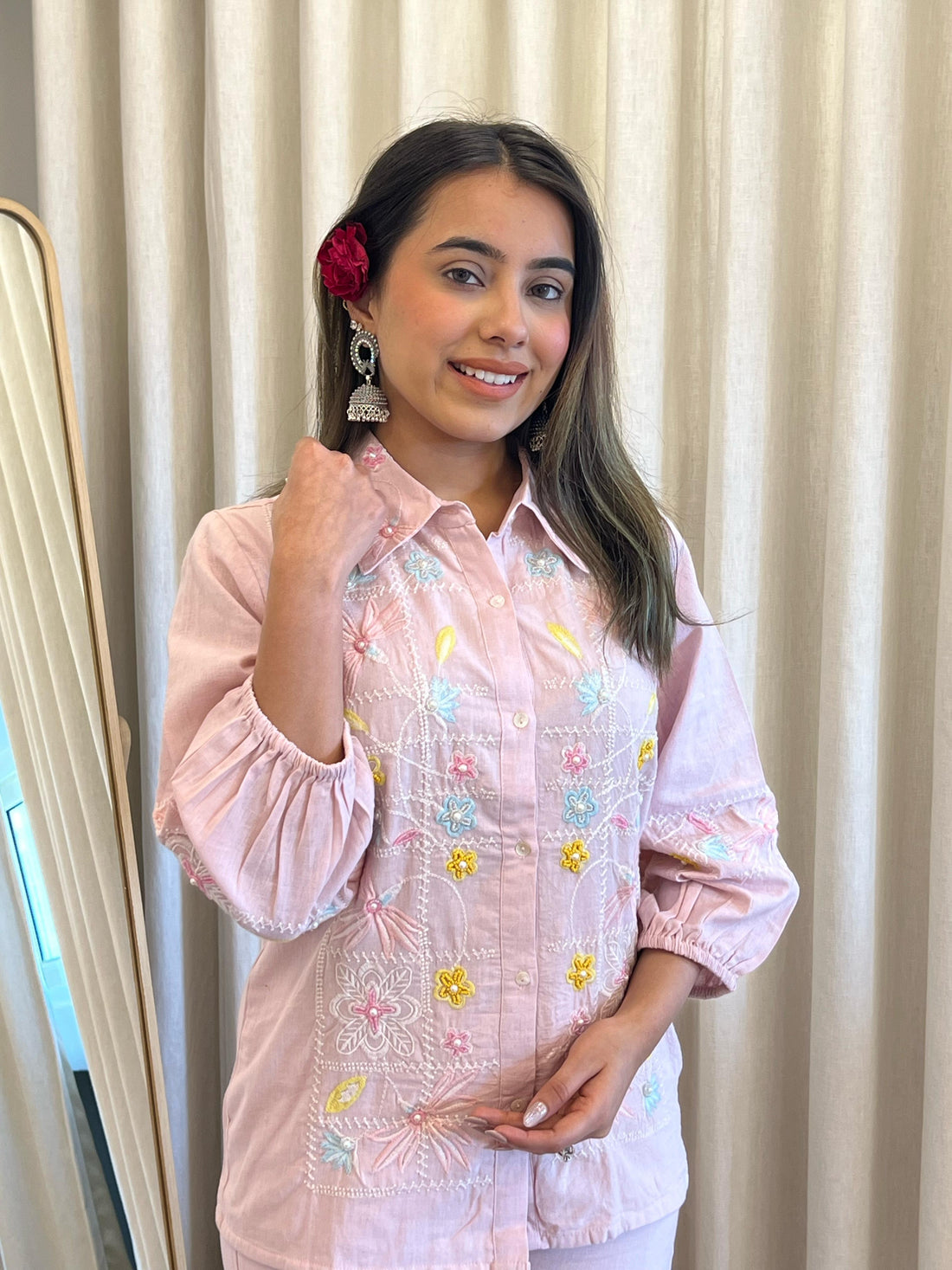 Stylish Pink Cord Set for Women – Perfect Two-Piece Outfit for Every Occasion