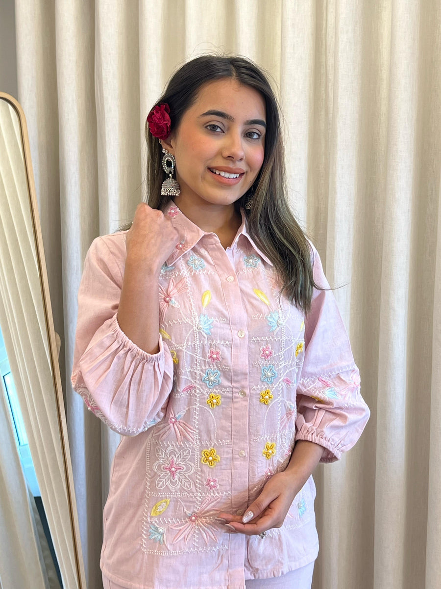 Stylish Pink Cord Set for Women – Perfect Two-Piece Outfit for Every Occasion