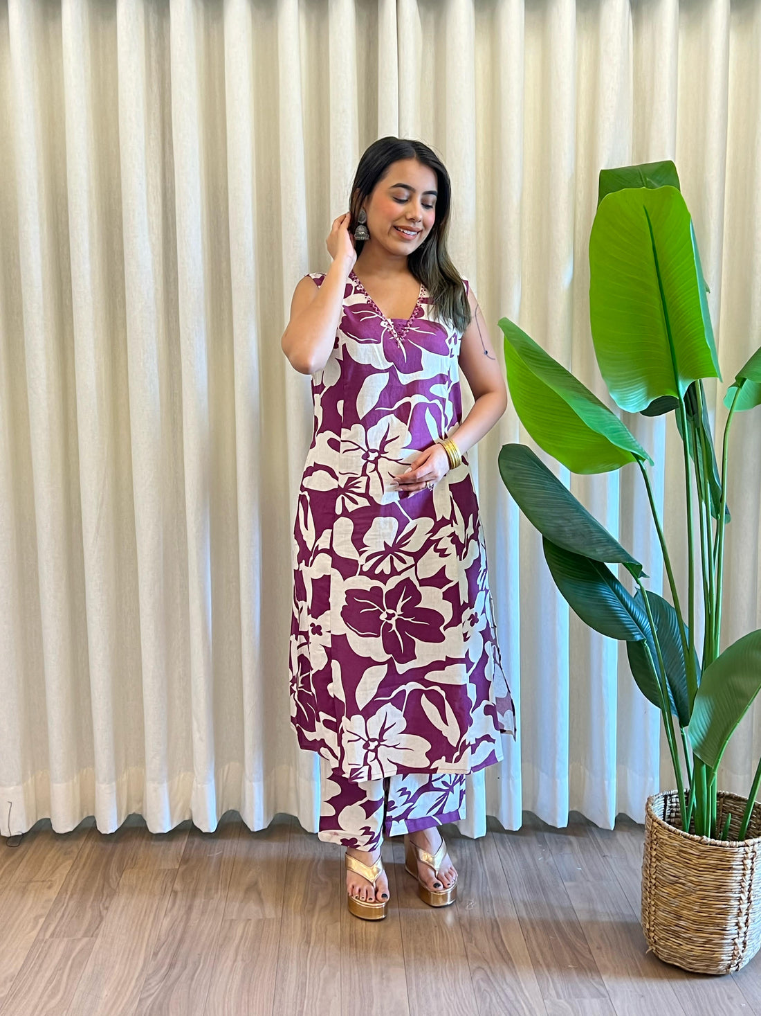 Latest Purple Cord Set for Women – Perfect Lounge, Travel & Streetwear
