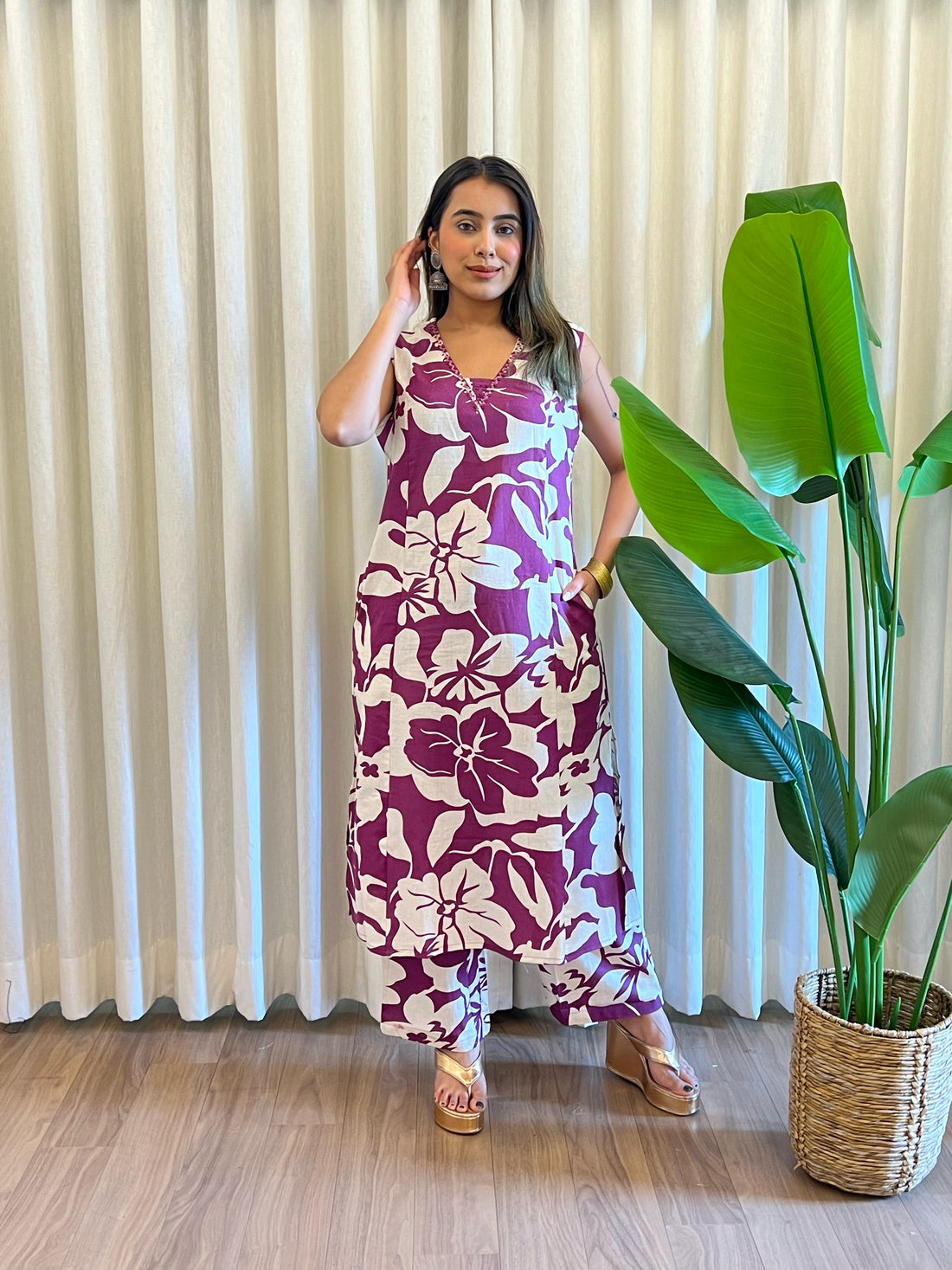 Latest Purple Cord Set for Women – Perfect Lounge, Travel & Streetwear