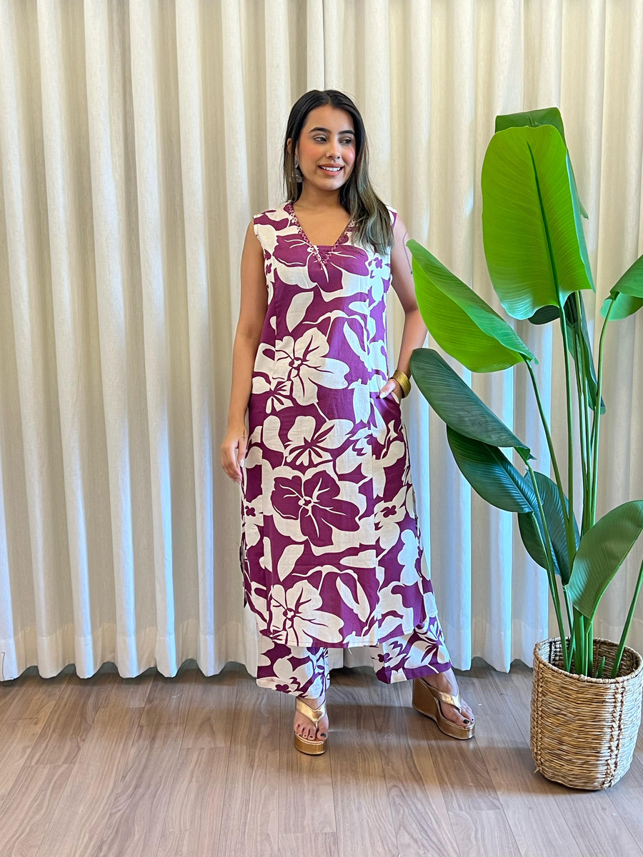 Latest Purple Cord Set for Women – Perfect Lounge, Travel & Streetwear