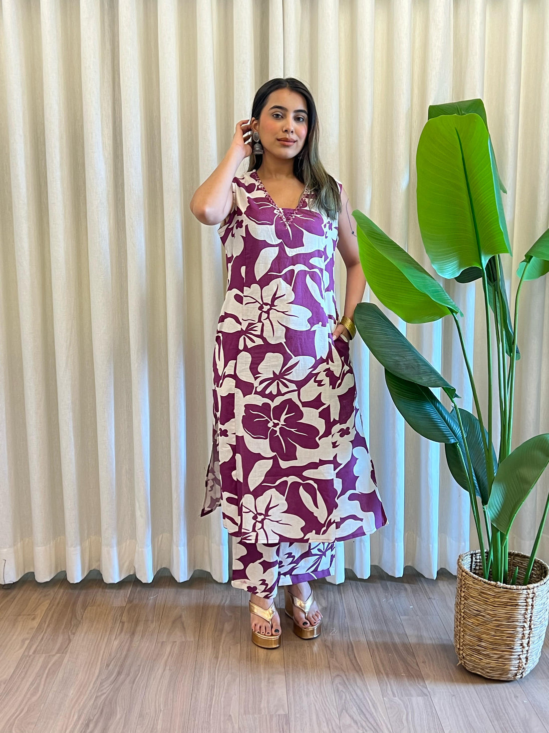 Latest Purple Cord Set for Women – Perfect Lounge, Travel & Streetwear